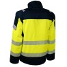 Veste haute visibilie avec bande retro-reflechissante coton polyester