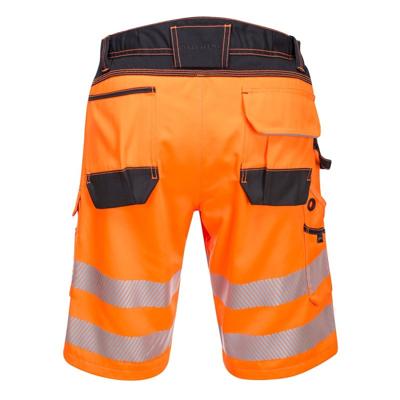 Bermuda PW3 HI-VIS PORTWEST – Haute Visibilité 2 bandes