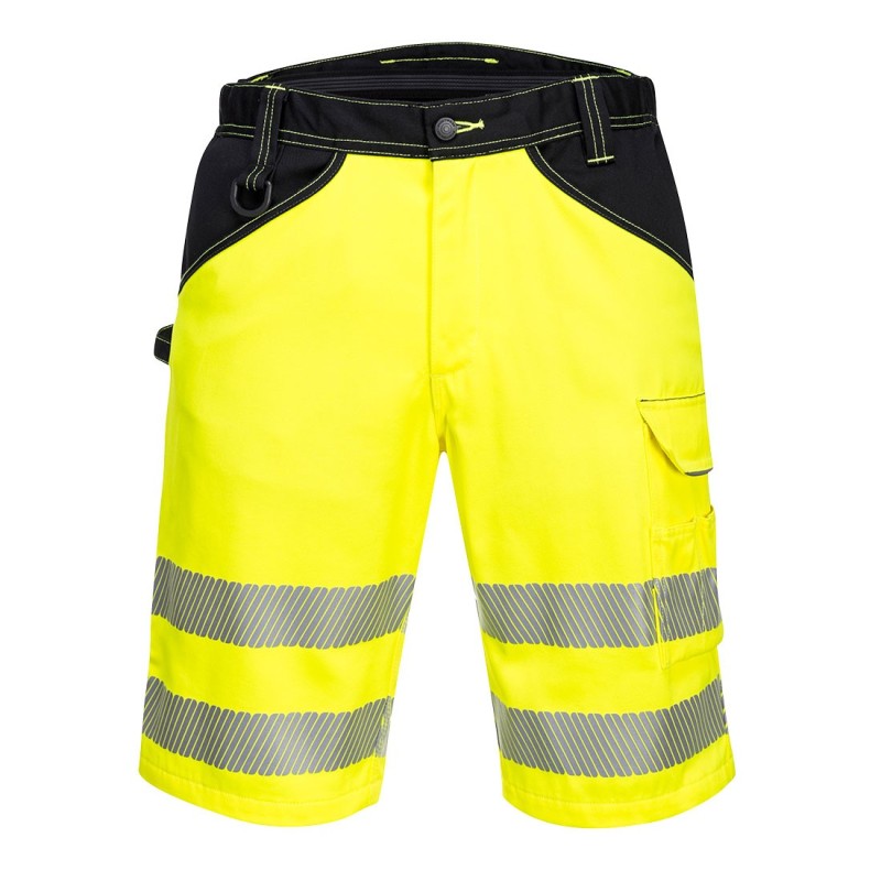 Bermuda PW3 HI-VIS PORTWEST – Haute Visibilité 2 bandes