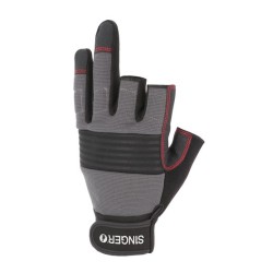 Gants type mécanique modèle avec trois doigts coupés pour dextérité