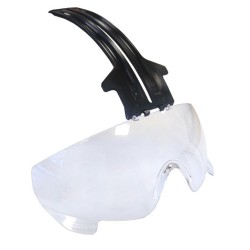 Lunettes de rechange pour casque monteur ALPIN rétractable incolore
