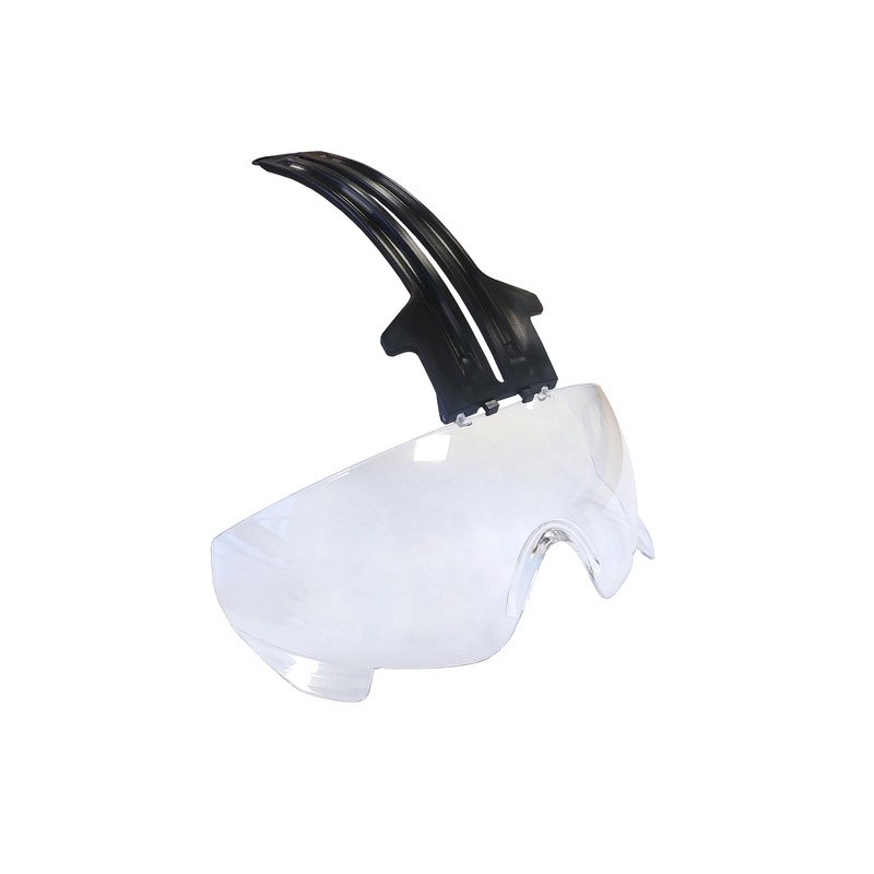 Lunettes de rechange pour casque monteur ALPIN rétractable incolore