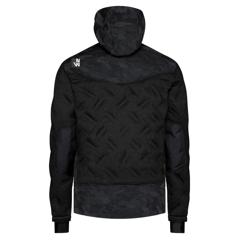 Doudoune de travail softshell gris ou noir BERKUS avec capuche