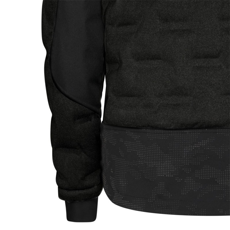 Doudoune de travail softshell gris ou noir BERKUS avec capuche
