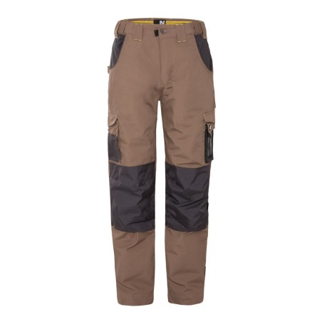 Pantalon de travail gris noir canvas coton homme avec multiples poches Pantalon de travail gris noir canvas coton homme avec multiples poches