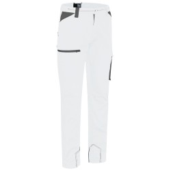 Pantalon de travail gris noir canvas coton homme avec multiples poches