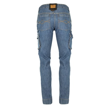 Pantalon de travail denim pour homme avec renforts genouillères préformés USAIN