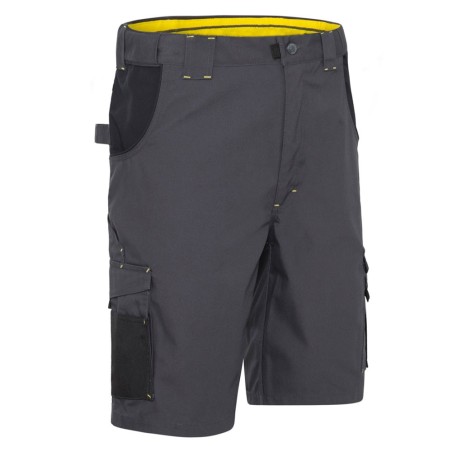 Bermuda de travail stretch renforcé HUGUES Nine Worths gris face avant