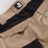 Détail poche latérale bermuda de travail HUGUES Nine Worths beige