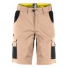 Bermuda de travail homme HUGUES Nine Worths toile stretch beige