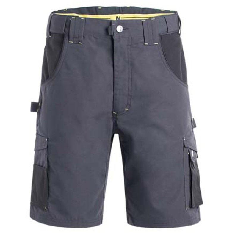 Bermuda de travail homme HUGUES Nine Worths gris anthracite