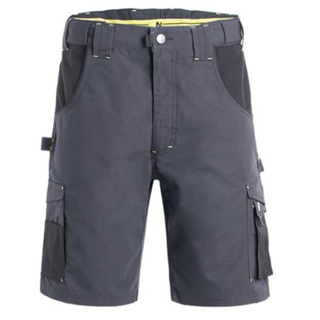 Bermuda de travail homme HUGUES Nine Worths gris anthracite