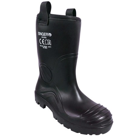 Paire de bottes en pvc fourrées complètement étanche S5 SRC BORN