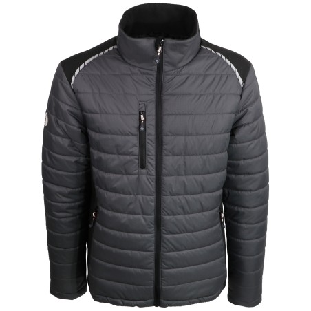 Veste bi-matière chaude polyamide et ripstop élasthanne, coupe femme