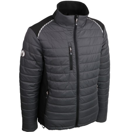 Veste bi-matière chaude polyamide et ripstop élasthanne, coupe femme