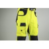 Pantalon multipoche jaune tricolore avec poches genouillères en Oxford - HV DEFENSE LMA