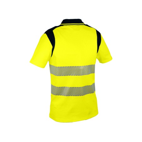 Polo jaune. 55% coton / 45% polyester.170 gm²  Polma Polmo de Singer Safety