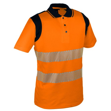 Polo jaune. 55% coton / 45% polyester.170 gm²  Polma Polmo de Singer Safety