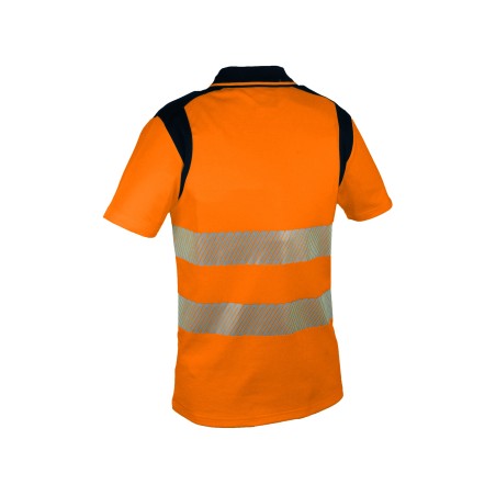 Polo jaune. 55% coton / 45% polyester.170 gm²  Polma Polmo de Singer Safety