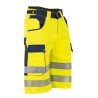 Bermuda BOUGIE LMA – Haute Visibilité Jaune 2 Bandes