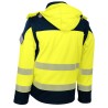 Veste softshell 2 x 1 haute visibilité manche amovible doublé polaire