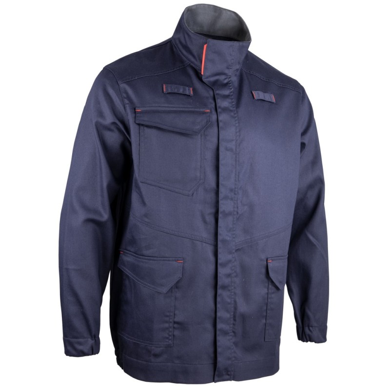 Veste de travail multirisque ATEX bleu marine Sodium de LMA