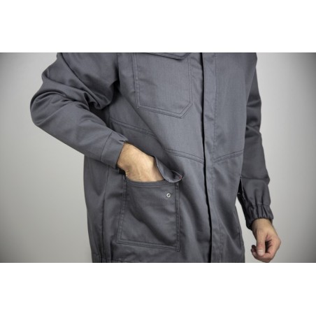 Veste de travail multirisque ATEX gris Lithium de LMA