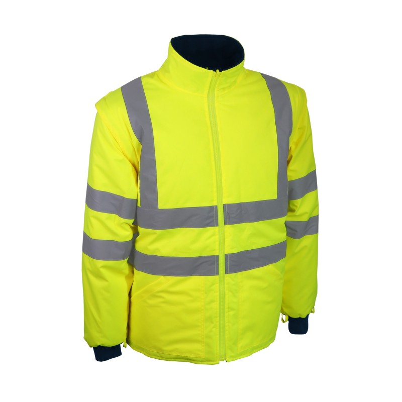 Parka 4 en 1 Haute Visibilité 100 % polyester Oxford enduit TPU PACA/PACO Singer Safety