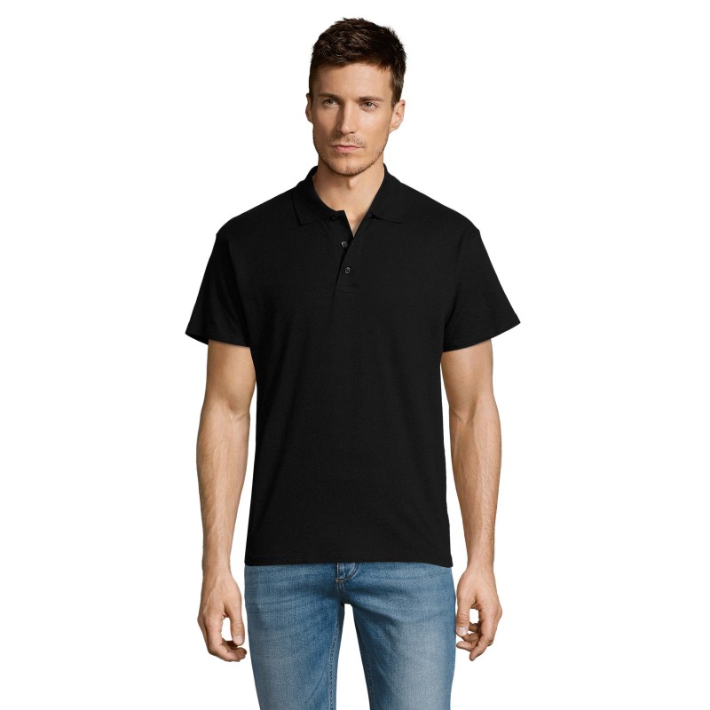 Polo classique homme manches-courtes confortable 100% Coton