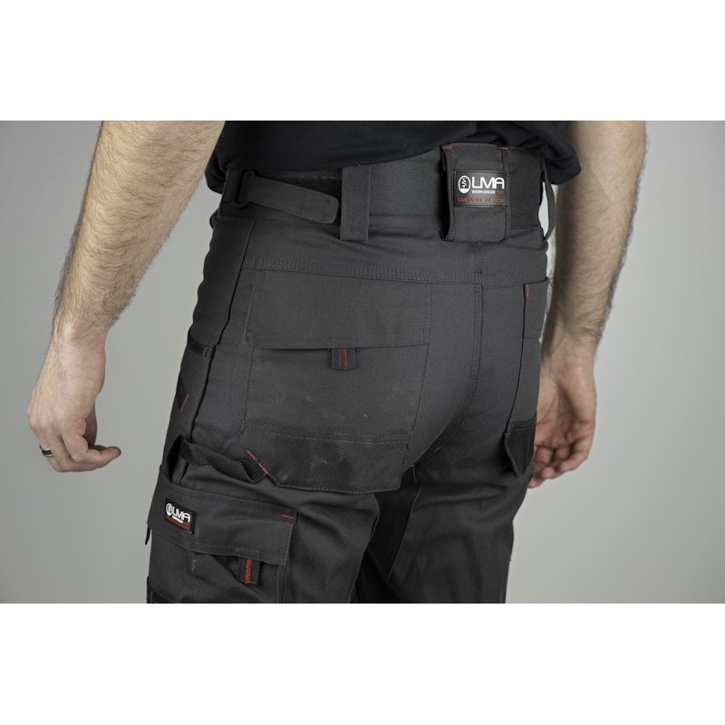 Pantalon de travail bicolore LMA poches genouillères 5 coloris au choix