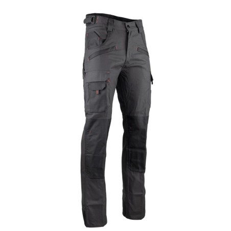 Pantalon de travail bicolore avec poches genouillères Argile de LMA