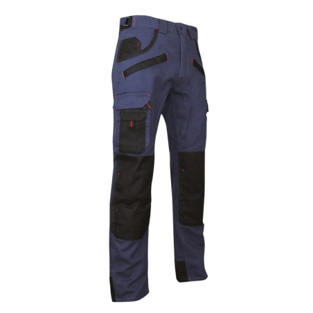 Pantalon de travail bicolore LMA poches genouillères 5 coloris au choix