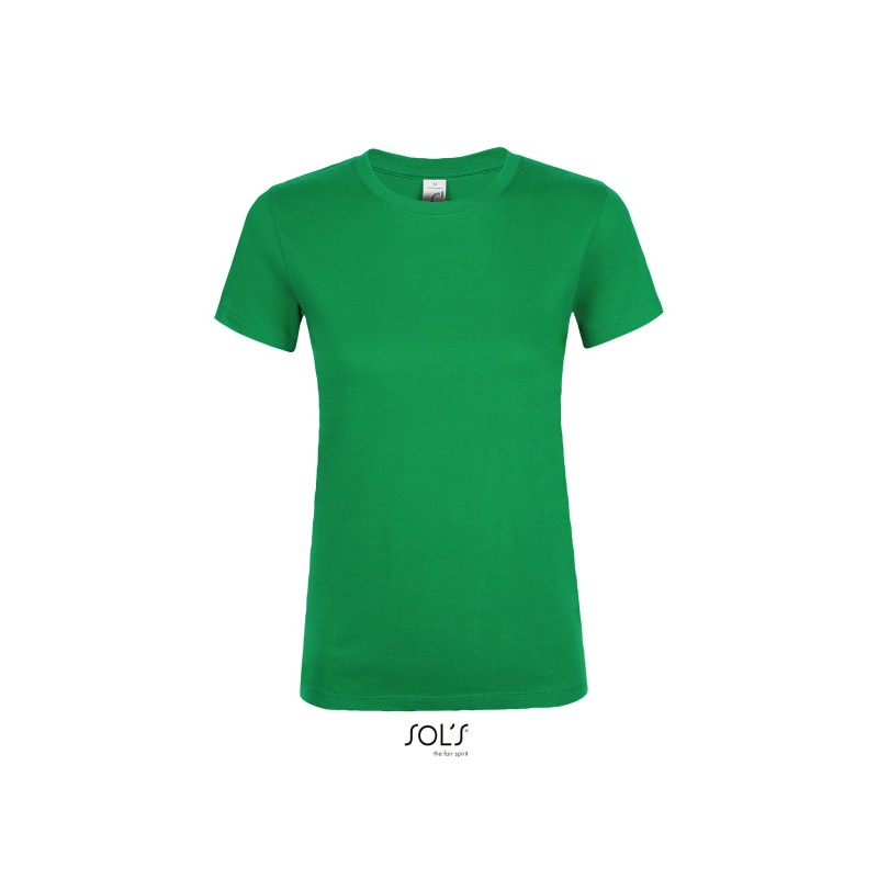 T-shirt femme manches courtes 100% coton Ringspun 150 g/m² - REGENT WOMEN