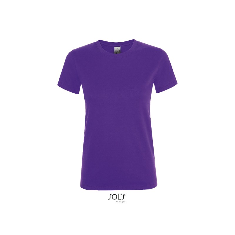 T-shirt femme manches courtes 100% coton Ringspun 150 g/m² - REGENT WOMEN