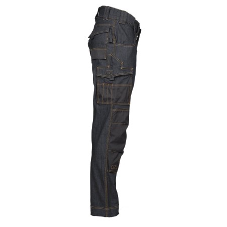 Pantalon travail denim coton homme porte genouillères oxford Dornier Nine Worths