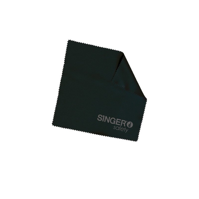 Essuie lunettes coloris noir Polyester 15 x 15 cm