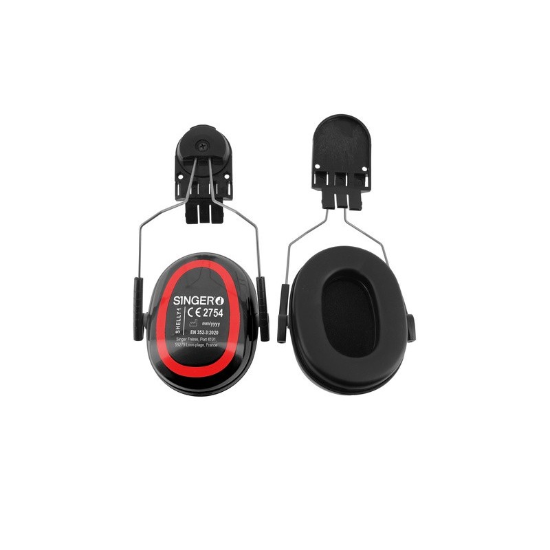 Dispositif antibruit SNR 24.9 dB pour casque de chantier FORCE, HIMA, ALPIN, HG902W  - SHELLY1