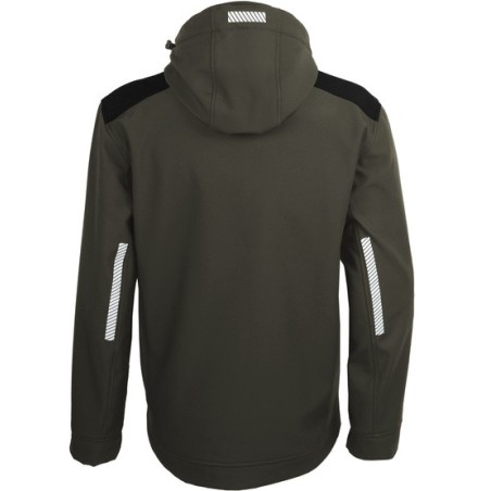 Veste softshell avec capuche, déperlante résistante et chaude