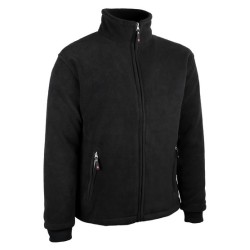 Veste polaire chaude doublée 330-350 g/m2 fermeture glissière