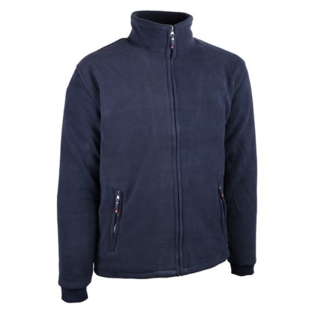 Veste polaire chaude doublée 330-350 g/m2 fermeture glissière