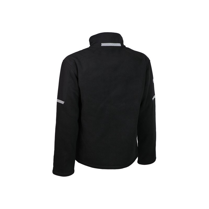 Veste polaire 100% polyester polaire sherpa 500 g/m2 noir Poleine
