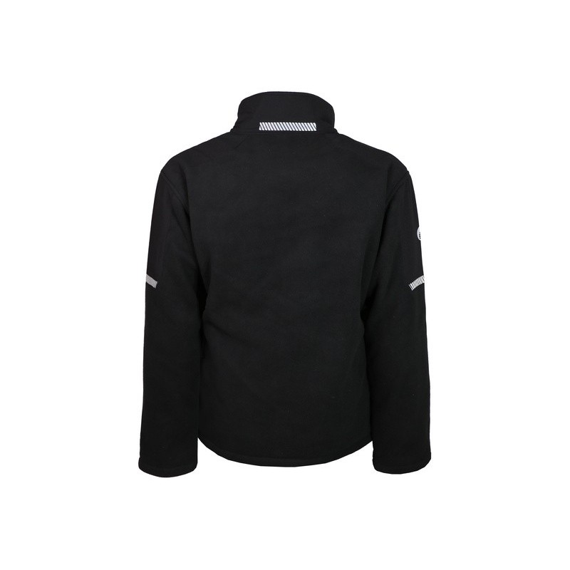 Veste polaire 100% polyester polaire sherpa 500 g/m2 noir Poleine