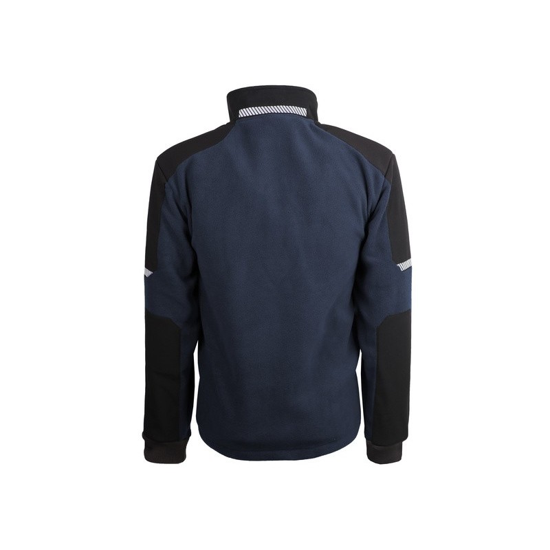 Pull polaire 100% polyester polaire 340 g/m2 col montant zip