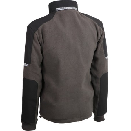 Pull polaire 100% polyester polaire 340 g/m2 col montant zip