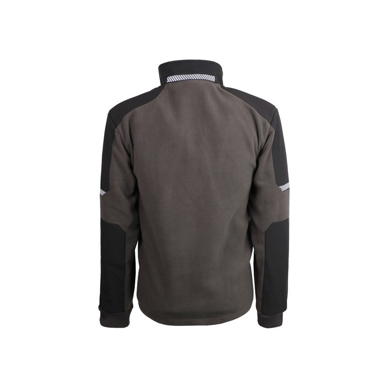 Pull polaire 100% polyester polaire 340 g/m2 col montant zip