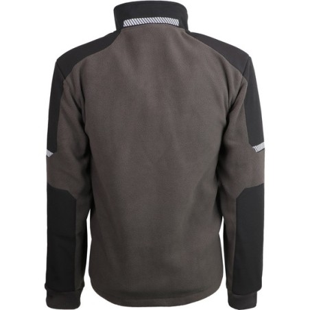 Pull polaire 100% polyester polaire 340 g/m2 col montant zip