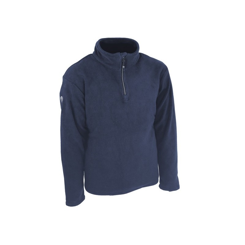 Sweat-shirt polaire 100% polyester polaire 290 g/m2 col montant zip