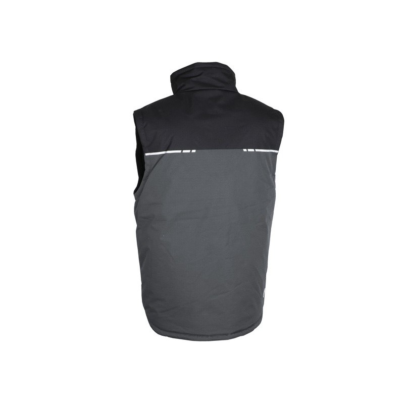 Gilet 100% polyester ripstop doublé et rembourré polyester 120 g/m2