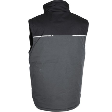 Gilet 100% polyester ripstop doublé et rembourré polyester 120 g/m2