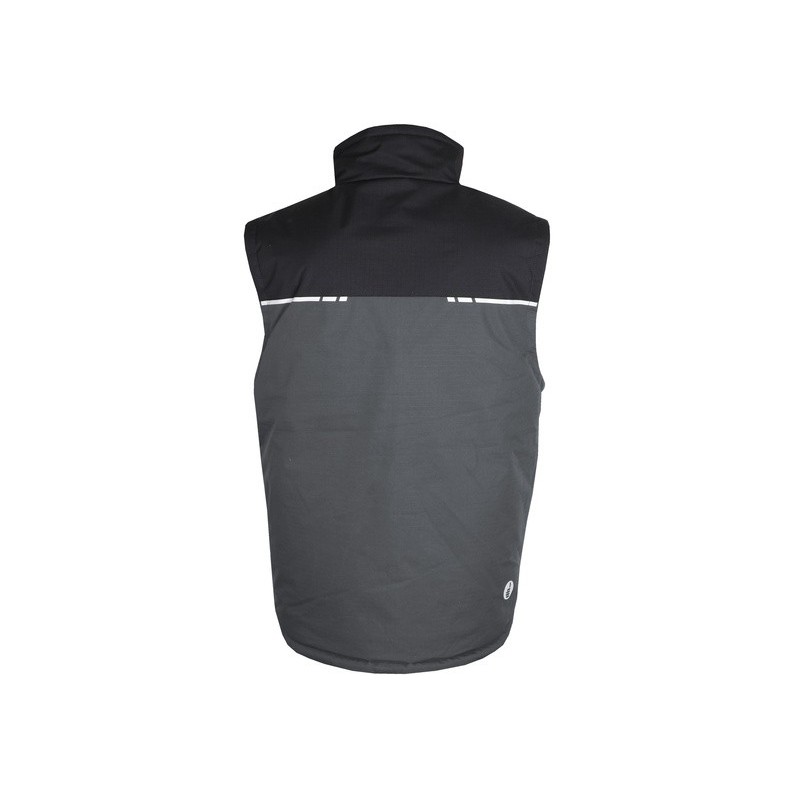 Gilet 100% polyester ripstop doublé et rembourré polyester 120 g/m2